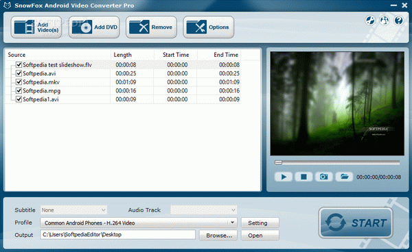 SnowFox Android Video Converter Pro