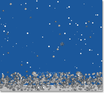 Snowy Desktop Screen Saver