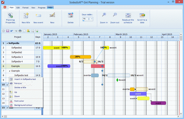 SodeaSoft Gnt Planning