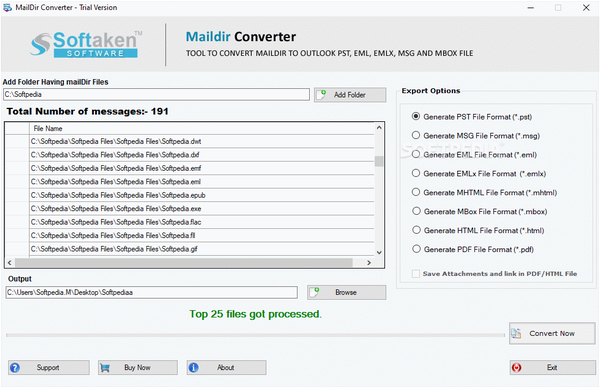 Softaken Maildir Converter