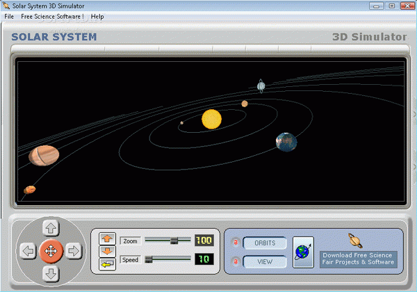 Solar System 3D Simulator