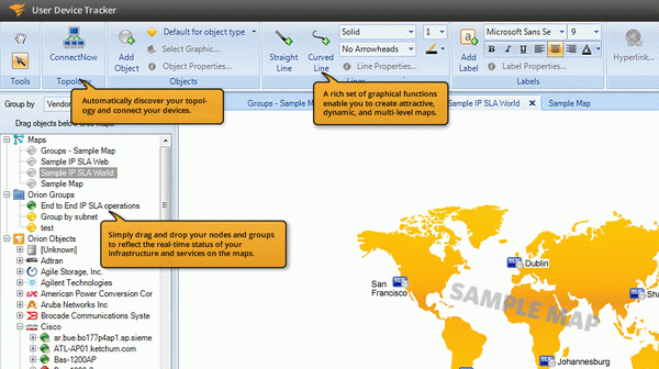 SolarWinds User Device Tracker