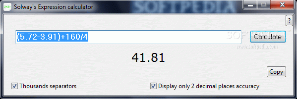 Solway's Expression Calculator