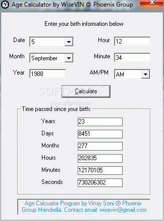 Age Calculator