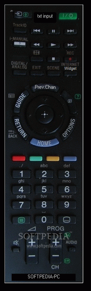 Sony Virtual Remote Control