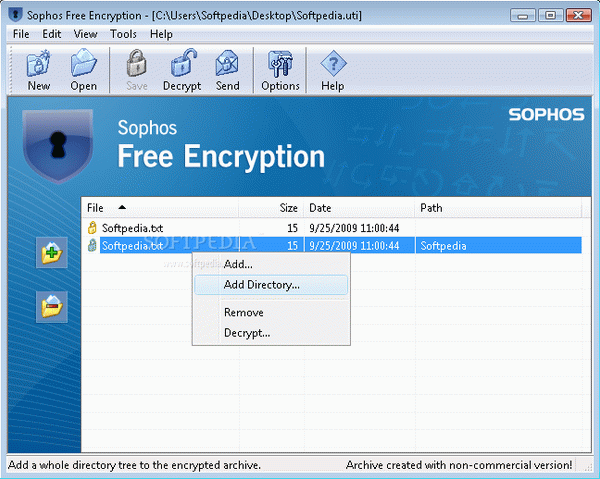 Sophos Free Encryption