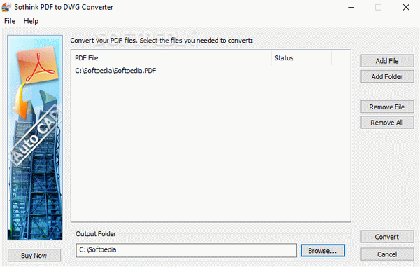 Sothink PDF to DWG Converter