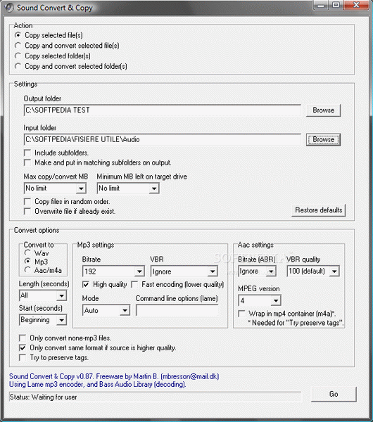 Sound Convert & Copy