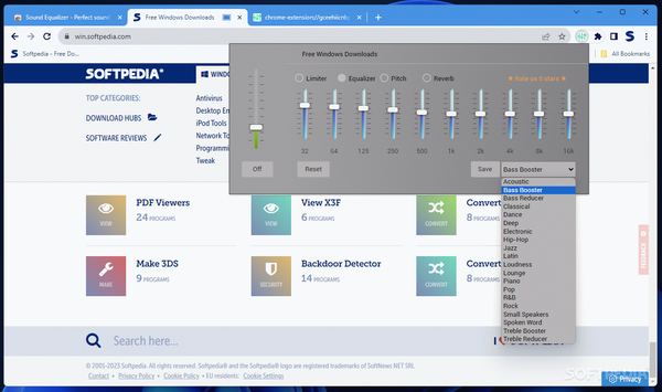 Sound Equalizer for Chrome