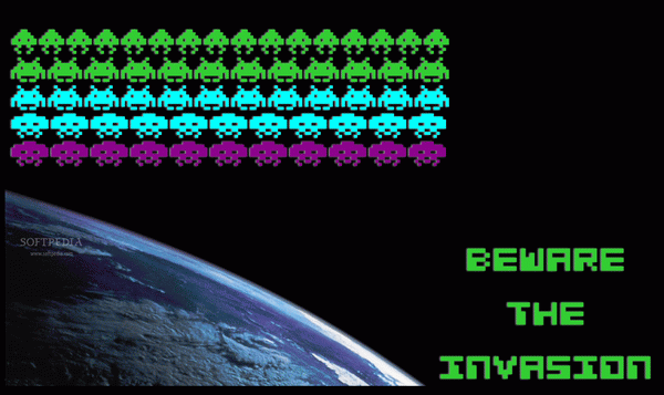 Space Invaders Screensaver