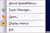 SpeedMenus