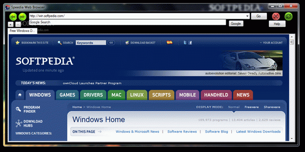 Speedia Web Browser
