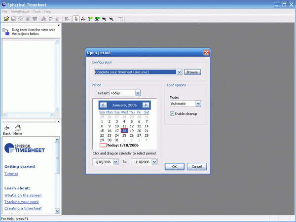 Spherical Timesheet Time Tracking Software