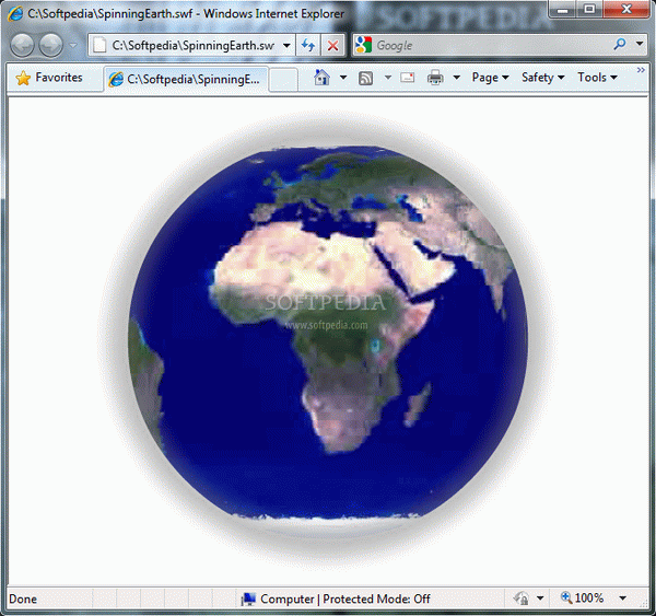 Spinning Earth
