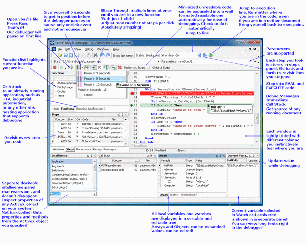 SplineTech VBS Debugger