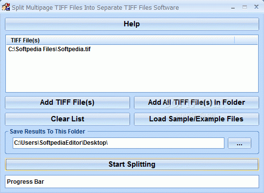 Split Multipage TIFF Files Into Separate TIFF Files Software