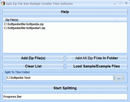 Split Zip File Into Multiple Smaller Files Software