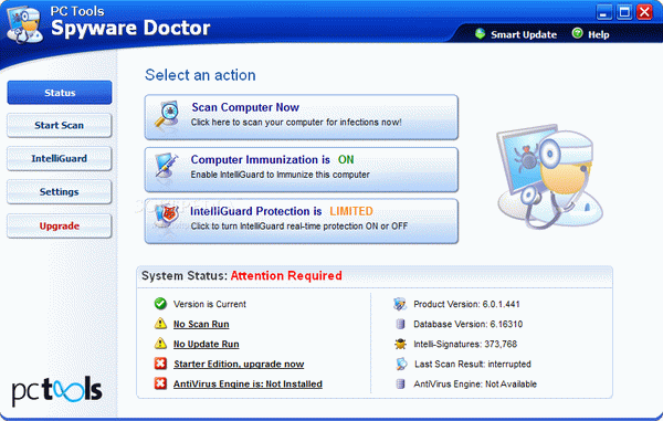 Spyware Doctor Starter Edition