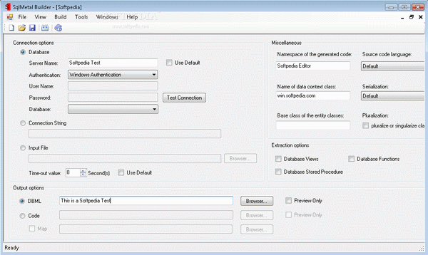 SqlMetal Builder