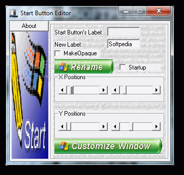 Start Button Editor