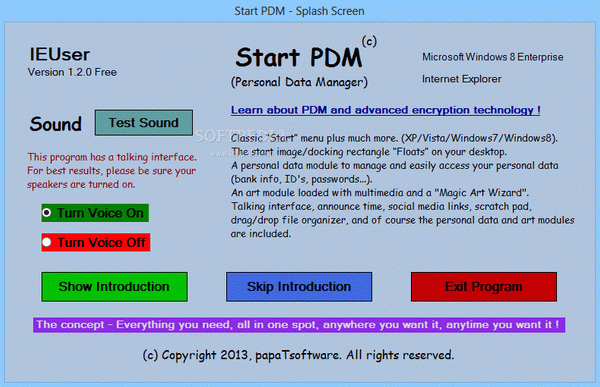 Start PDM