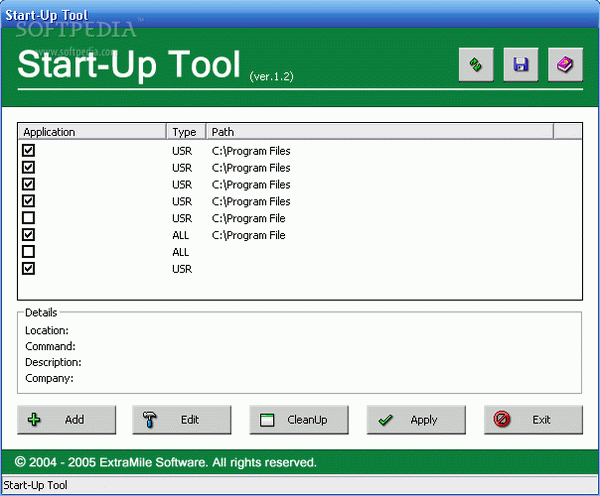 Start-Up Tool