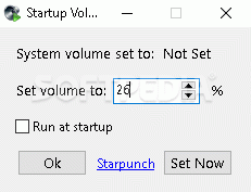 Start Volume