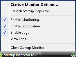 Startup Monitor