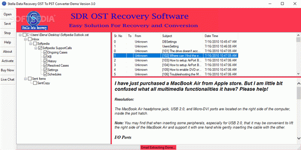 Stella Data Recovery OST to PST Converter