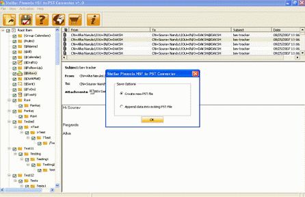 Stellar NSF to PST Converter