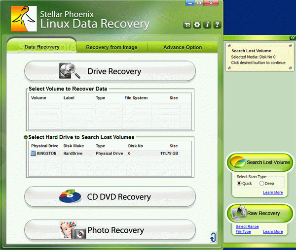 Stellar Phoenix Linux Data Recovery