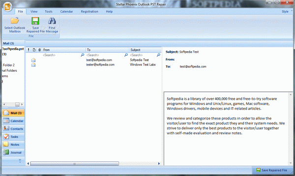 Stellar Phoenix Outlook PST Repair