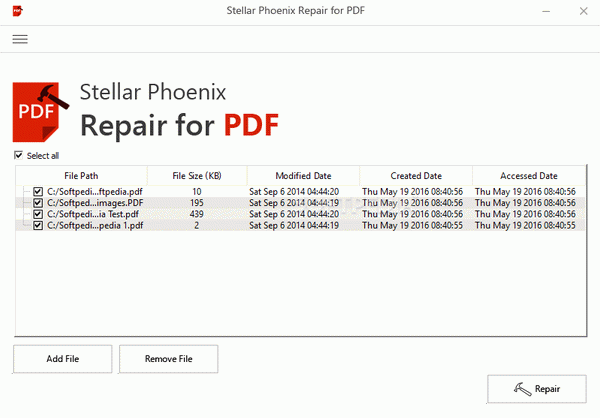 Stellar Phoenix Repair for PDF