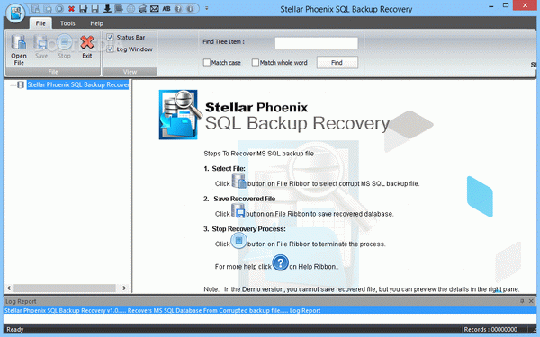Stellar Phoenix SQL Backup Recovery