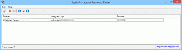 SterJo Instagram Password Finder