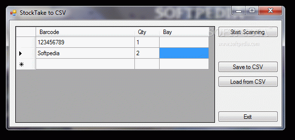 StockTake to CSV