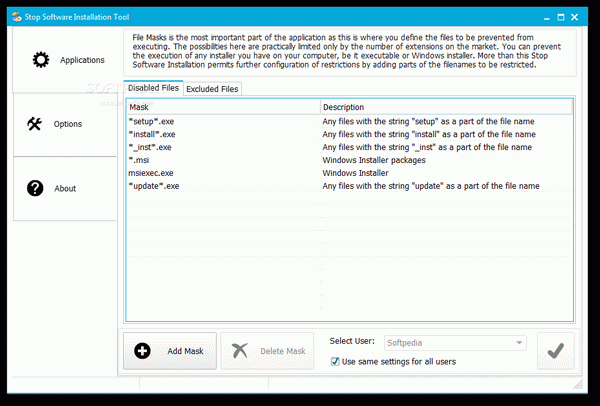 Stop Software Installation Tool