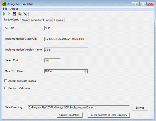 Storage SCP Emulator