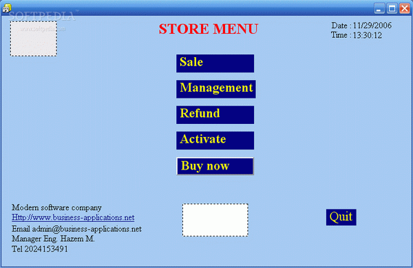 Store multi-cashier plus Web site