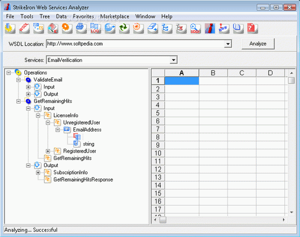 StrikeIron Web Services Analyzer