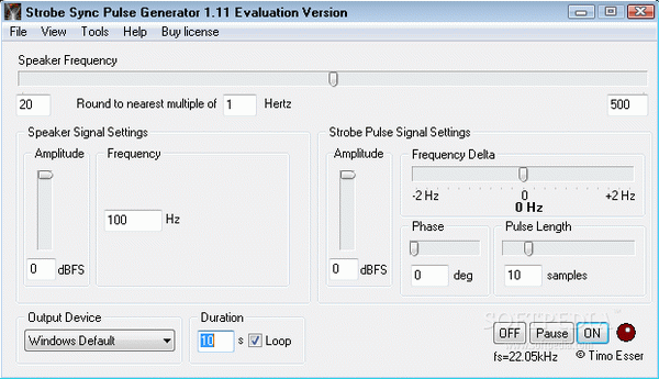 Strobe Sync Pulse Generator