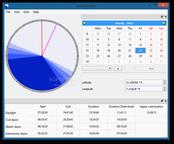 SunCalculator