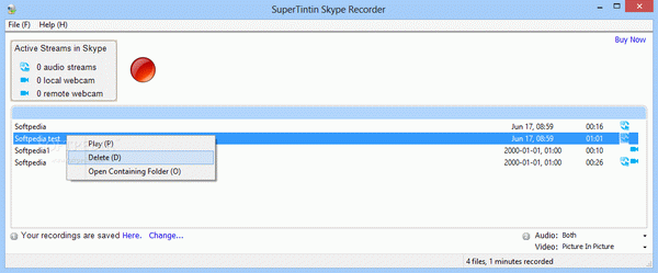 SuperTintin Skype Recorder