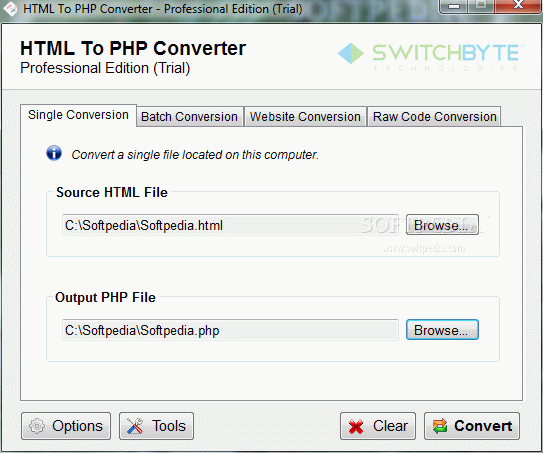 HTML To PHP Converter