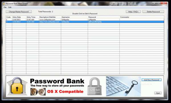 Password Bank