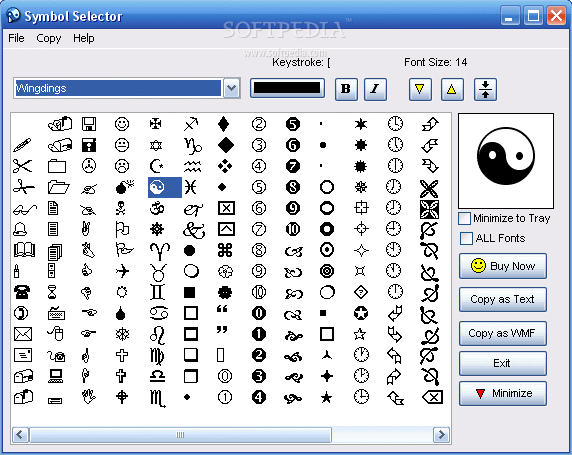 Symbol Selector