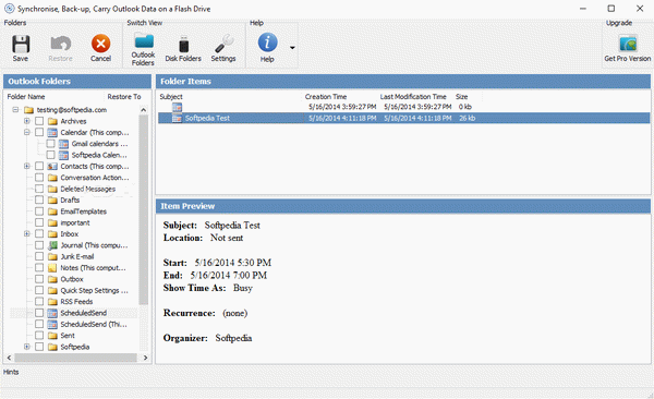 Syncsi Portable for Outlook