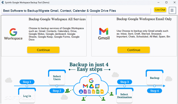 SysInfoTools Google Workspace Backup Tool