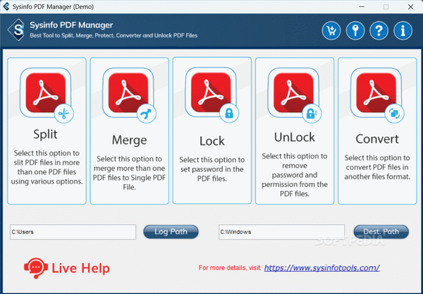 SysInfo PDF Manager