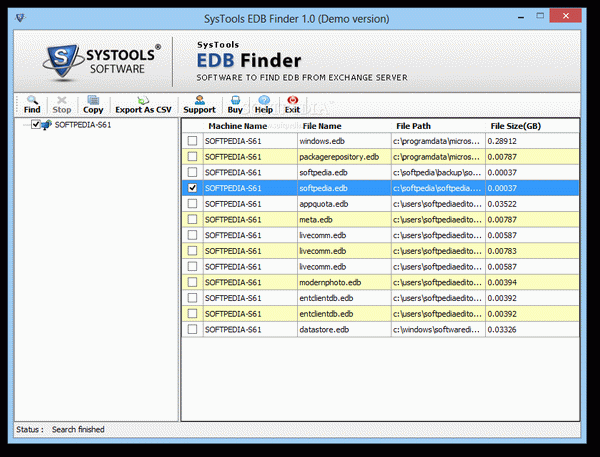 SysTools EDB Finder [DISCOUNT: 15% OFF!]